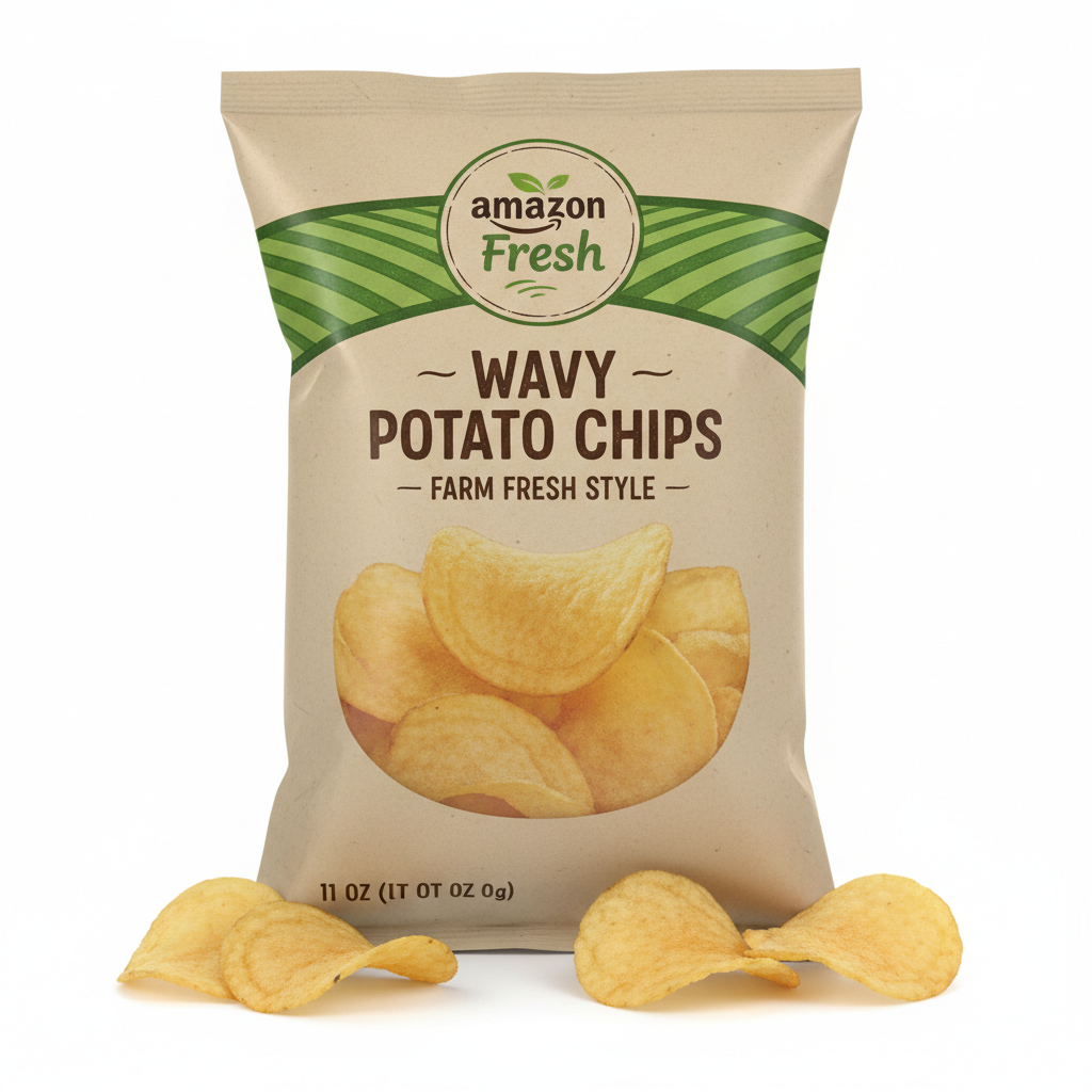 https://farmorganic.shop/products/amazon-fresh-wavy-potato-chips-11-oz-previously-happy-belly-packaging-may-vary - https://www.farmorganic.shop