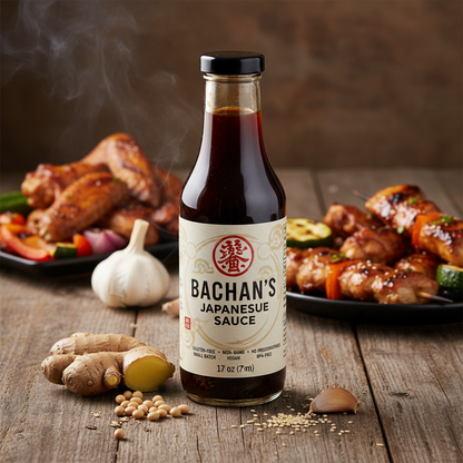 Bachan's - Japanese Barbecue Sauce - Gluten Free, 17 Oz, Small Batch, Non GMO, No Preservatives, Vegan and BPA free. Condiment for Wings, Chicken, Beef, Pork, Seafood, Noodle Recipes, and More https://farmorganic.shop/products/bachans-japanese-barbecue-sauce-gluten-free-17-oz-small-batch-non-gmo-no-preservatives-vegan-and-bpa-free-condiment-for-wings-chicken-beef-pork-seafood-noodle-recipes-and-more