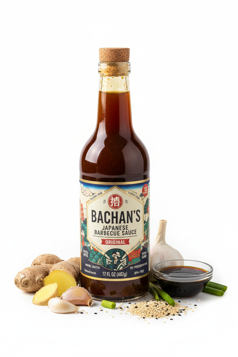 Bachan's - Japanese Barbecue Sauce - Gluten Free, 17 Oz, Small Batch, Non GMO, No Preservatives, Vegan and BPA free. Condiment for Wings, Chicken, Beef, Pork, Seafood, Noodle Recipes, and More https://farmorganic.shop/products/bachans-japanese-barbecue-sauce-gluten-free-17-oz-small-batch-non-gmo-no-preservatives-vegan-and-bpa-free-condiment-for-wings-chicken-beef-pork-seafood-noodle-recipes-and-more