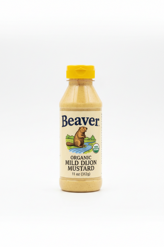 https://farmorganic.shop/products/beaver-mild-dijon-mustard-11-oz-squeeze-bottle - https://www.farmorganic.shop