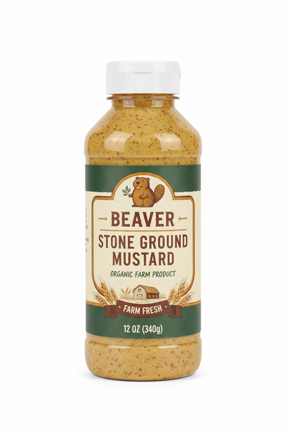 https://farmorganic.shop/products/beaver-stone-ground-mustard-12-oz-squeeze-bottle - https://www.farmorganic.shop
