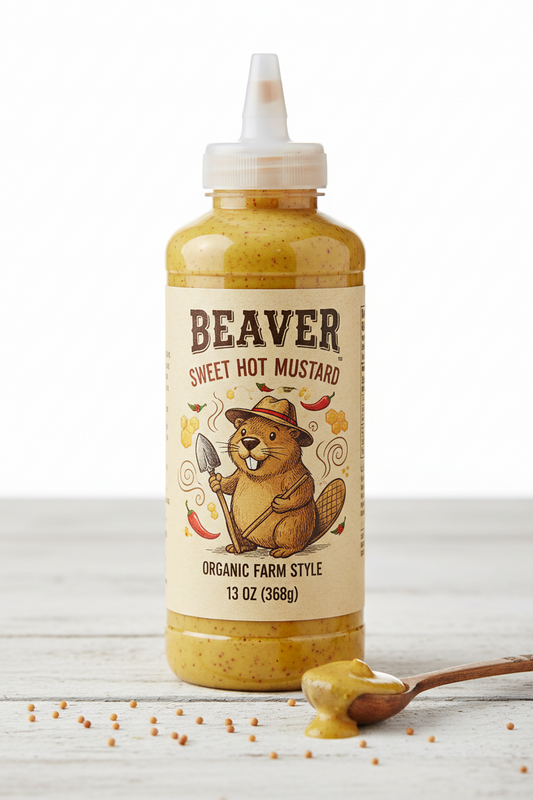 https://farmorganic.shop/products/beaver-sweet-hot-mustard-13-oz-squeeze-bottle