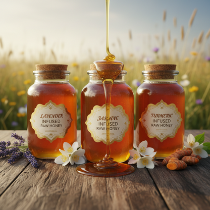 https://farmorganic.shop/products/bee-harmony-floral-infused-raw-honey-variety-pack-lavender-jasmine-and-turmeric-12-oz-each https://farmorganic.shop/products/bee-harmony-floral-infused-raw-honey-variety-pack-lavender-jasmine-and-turmeric-12-oz-each