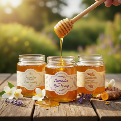 https://farmorganic.shop/products/bee-harmony-floral-infused-raw-honey-variety-pack-lavender-jasmine-and-turmeric-12-oz-each https://farmorganic.shop/products/bee-harmony-floral-infused-raw-honey-variety-pack-lavender-jasmine-and-turmeric-12-oz-each