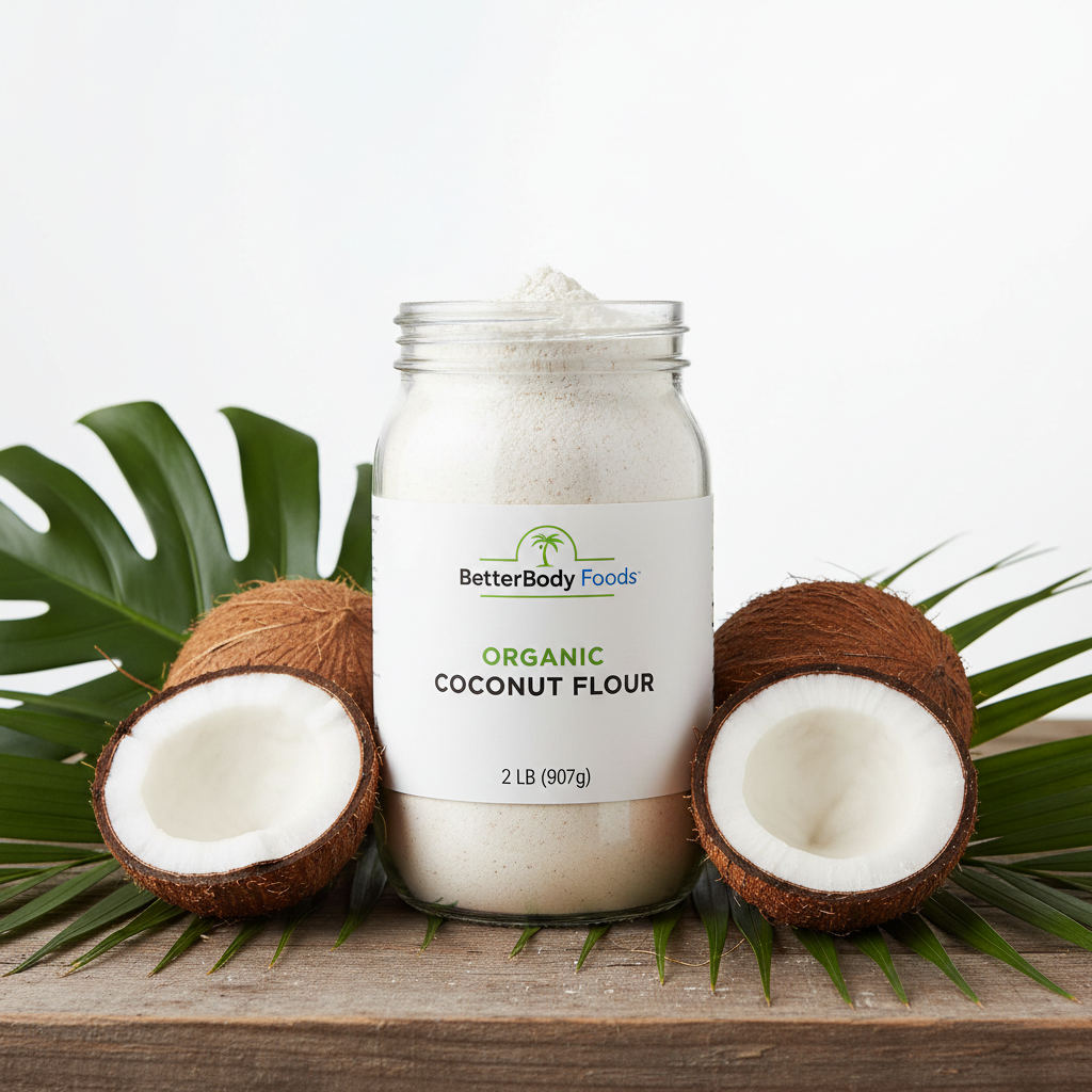 https://farmorganic.shop/products/betterbody-foods-organic-coconut-flour-2-pound-jar-gluten-free-white-flour-alternative-with-a-slight-coconut-taste-and-aroma-23-dietary-fiber-per-serving https://farmorganic.shop/products/betterbody-foods-organic-coconut-flour-2-pound-jar-gluten-free-white-flour-alternative-with-a-slight-coconut-taste-and-aroma-23-dietary-fiber-per-serving