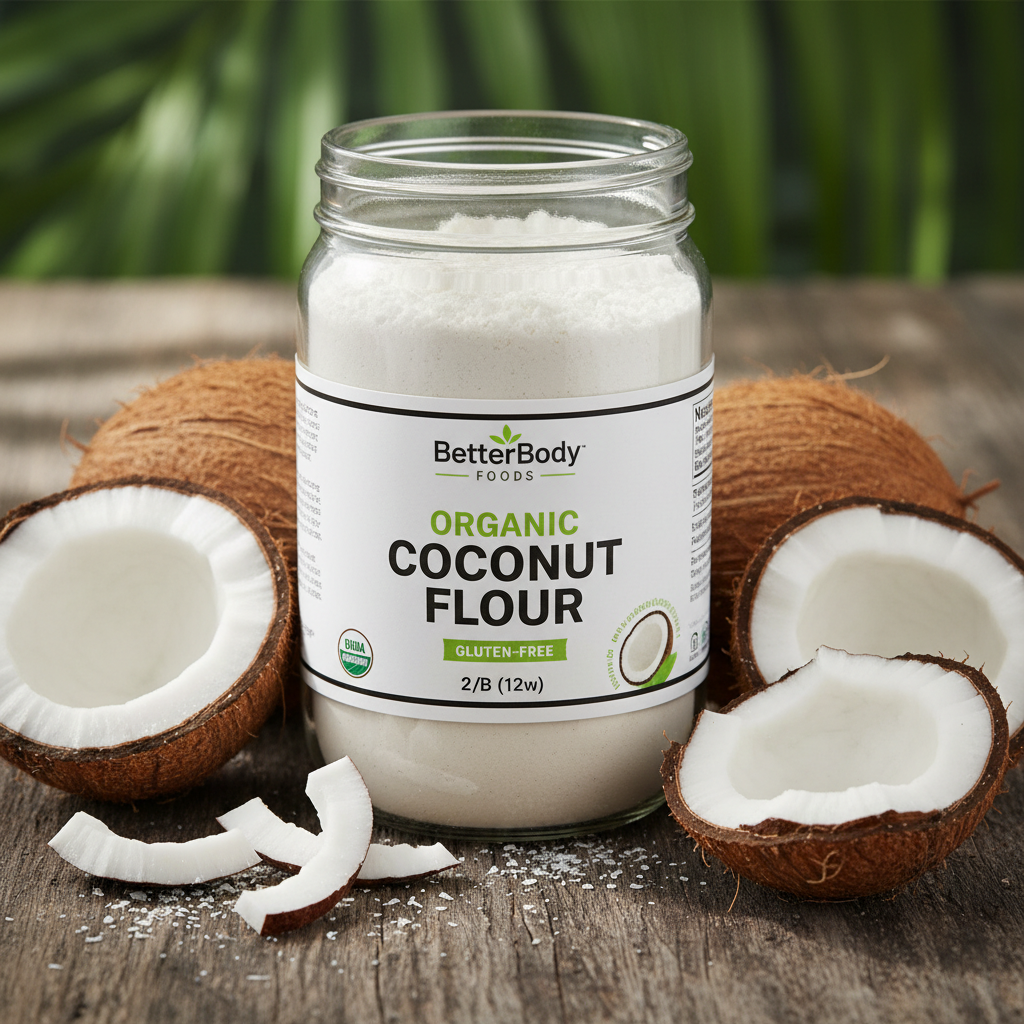 https://farmorganic.shop/products/betterbody-foods-organic-coconut-flour-2-pound-jar-gluten-free-white-flour-alternative-with-a-slight-coconut-taste-and-aroma-23-dietary-fiber-per-serving https://farmorganic.shop/products/betterbody-foods-organic-coconut-flour-2-pound-jar-gluten-free-white-flour-alternative-with-a-slight-coconut-taste-and-aroma-23-dietary-fiber-per-serving