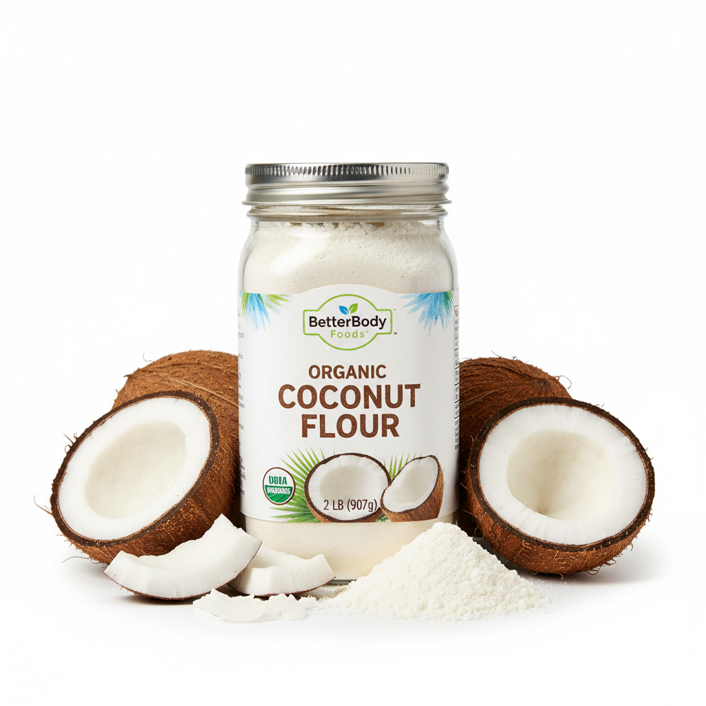 https://farmorganic.shop/products/betterbody-foods-organic-coconut-flour-2-pound-jar-gluten-free-white-flour-alternative-with-a-slight-coconut-taste-and-aroma-23-dietary-fiber-per-serving https://farmorganic.shop/products/betterbody-foods-organic-coconut-flour-2-pound-jar-gluten-free-white-flour-alternative-with-a-slight-coconut-taste-and-aroma-23-dietary-fiber-per-serving