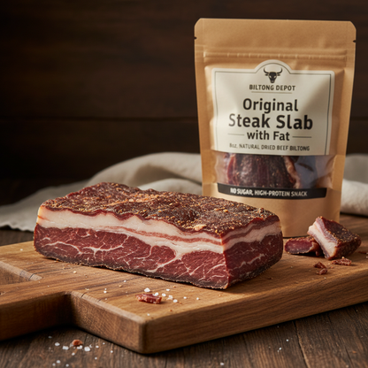 https://farmorganic.shop/products/biltong-depot-original-steak-slab-with-fat-8oz-high-protein-snack-no-sugar-natural-dried-beef-jerky - https://www.farmorganic.shop