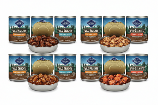 https://farmorganic.shop/products/blue-buffalo-wilderness-wild-delights-high-protein-grain-free-natural-adult-meaty-morsels-wet-cat-food-chicken-turkey-chicken-trout-chicken-salmon-3-oz-cans-12-count-4-of-each-flavor