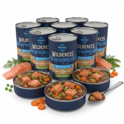 https://farmorganic.shop/products/blue-buffalo-wilderness-wolf-creek-stew-high-protein-natural-wet-food-for-dogs-hearty-salmon-stew-in-gravy-12-5-oz-cans-12-count - https://www.farmorganic.shop
