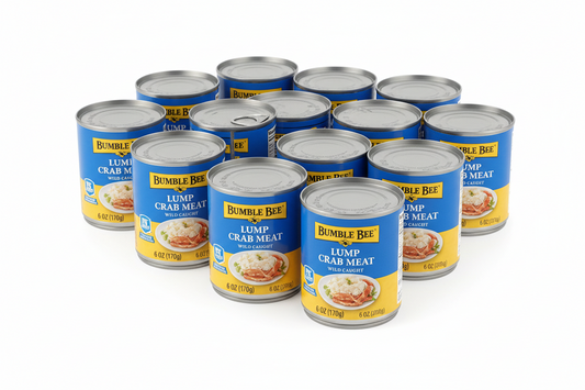 https://farmorganic.shop/products/bumble-bee-lump-crab-meat-6-oz-can-pack-of-12-14g-protein-1g-carb-per-serving-wild-caught-small-chunks-drain-before-use-packaging-may-vary