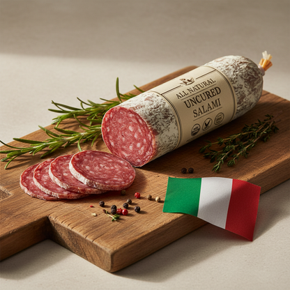 https://farmorganic.shop/products/colamecos-all-natural-uncured-salami-chub-authentic-italian-flavor-humanely-raised-gluten-free-dairy-free-uncured-salami-6-oz-pack-of-1-original-salami - https://www.farmorganic.shop