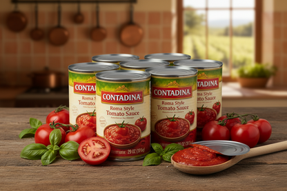 https://farmorganic.shop/products/contadina-roma-style-tomato-sauce-29-oz-pack-of-6 - https://www.farmorganic.shop