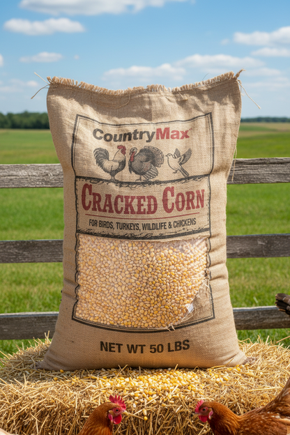 https://farmorganic.shop/products/countrymax-cracked-corn-for-birds-turkeys-wildlife-chickens-50-pounds - https://www.farmorganic.shop