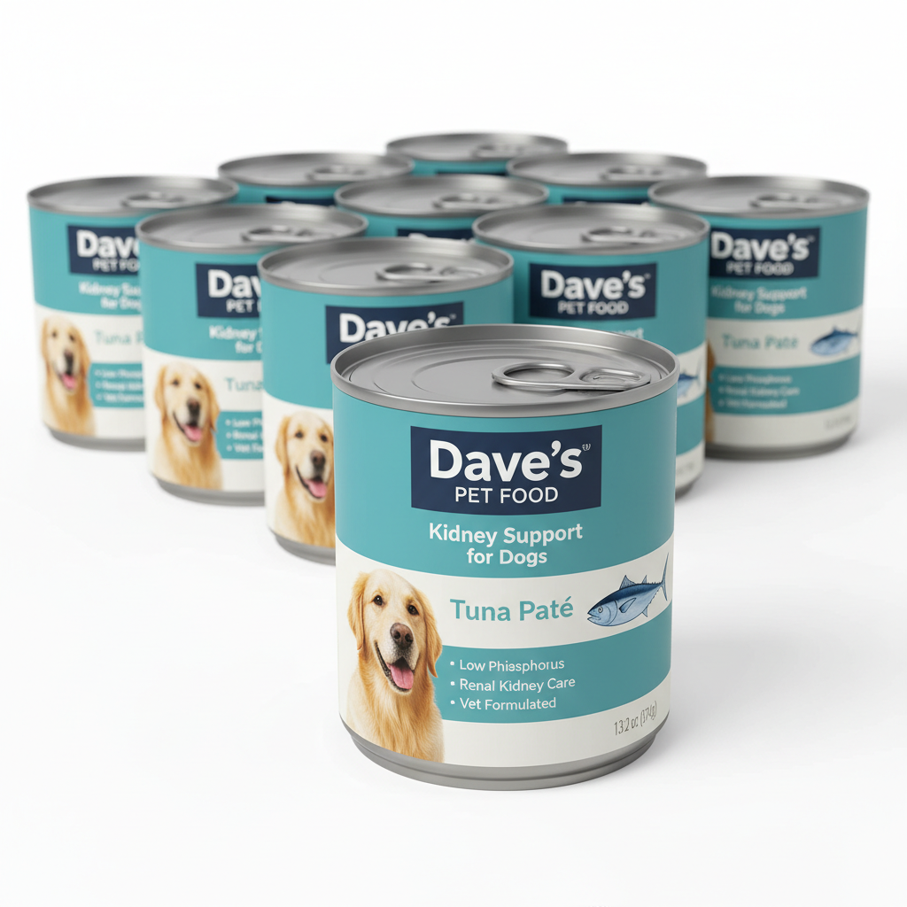 https://farmorganic.shop/products/daves-pet-food-kidney-support-for-dogs-tuna-pate-non-prescription-low-phosphorus-low-sodium-canned-wet-dog-food-renal-kidney-care-vet-formulated-13-2-oz-12-pack