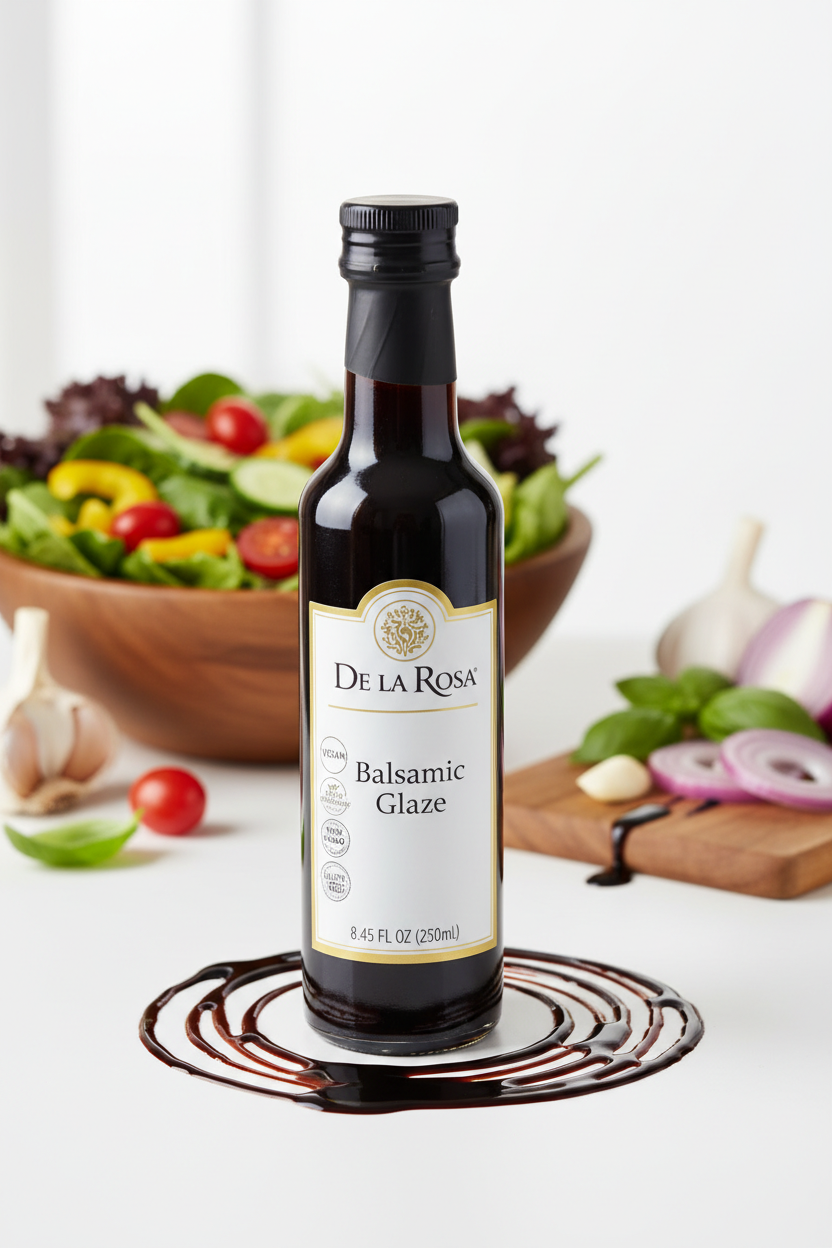 https://farmorganic.shop/products/de-la-rosa-balsamic-glaze-vegan-kosher-for-passover-non-gmo-gluten-free-great-for-salad-dressing-marinades-toppings-more-made-from-balsamic-vinegar-of-spain-8-45-oz-pack-of-1 - https://www.farmorganic.shop