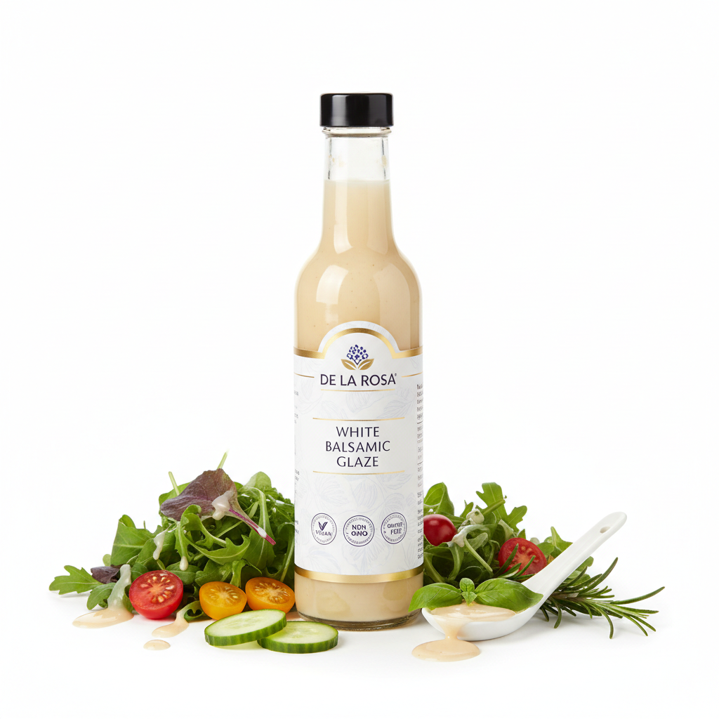 https://farmorganic.shop/products/de-la-rosa-white-balsamic-glaze-kosher-for-passover-vegan-non-gmo-gluten-free-great-for-salad-dressing-marinades-toppings-more-balsamic-vinegar-glaze-8-45-oz-pack-of-1 - https://www.farmorganic.shop