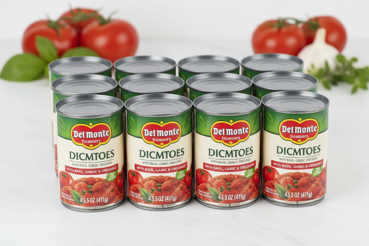 https://farmorganic.shop/products/del-monte-canned-diced-tomatoes-with-basil-garlic-oregano-and-no-added-salt-14-5-ounce-pack-of-12 - https://www.farmorganic.shop