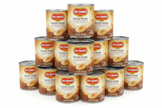 https://farmorganic.shop/products/del-monte-fruit-delights-sliced-pears-with-cinnamon-in-extra-light-syrup-15-oz-cans-12-pack - https://www.farmorganic.shop