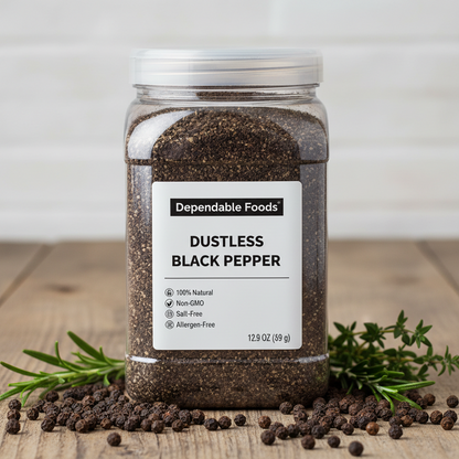 https://farmorganic.shop/products/dependable-foods-dustless-black-pepper-spice-12-9-oz-bulk-jar-100-natural-non-gmo-salt-free-seasoning-kosher-allergen-free https://farmorganic.shop/products/dependable-foods-dustless-black-pepper-spice-12-9-oz-bulk-jar-100-natural-non-gmo-salt-free-seasoning-kosher-allergen-free