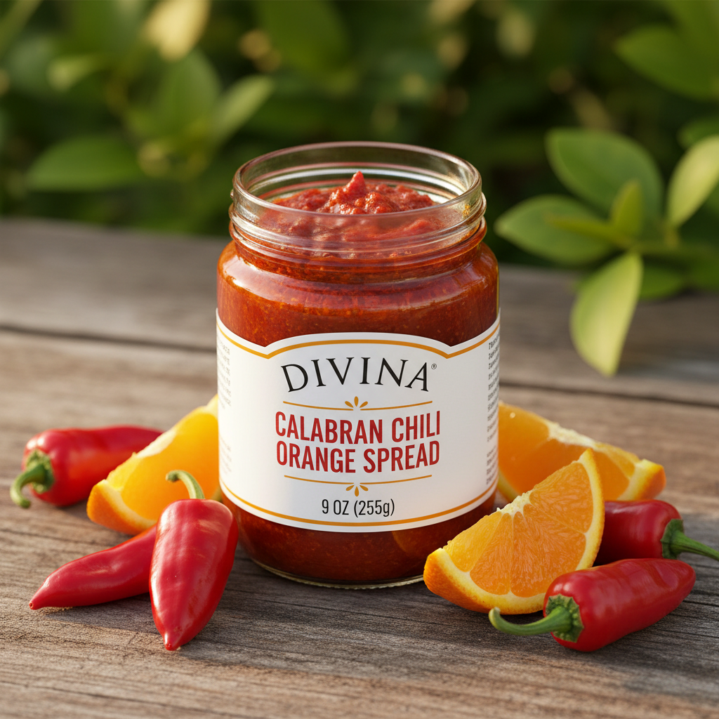 https://farmorganic.shop/products/divina-calabrian-chili-orange-spread-9-oz - https://www.farmorganic.shop