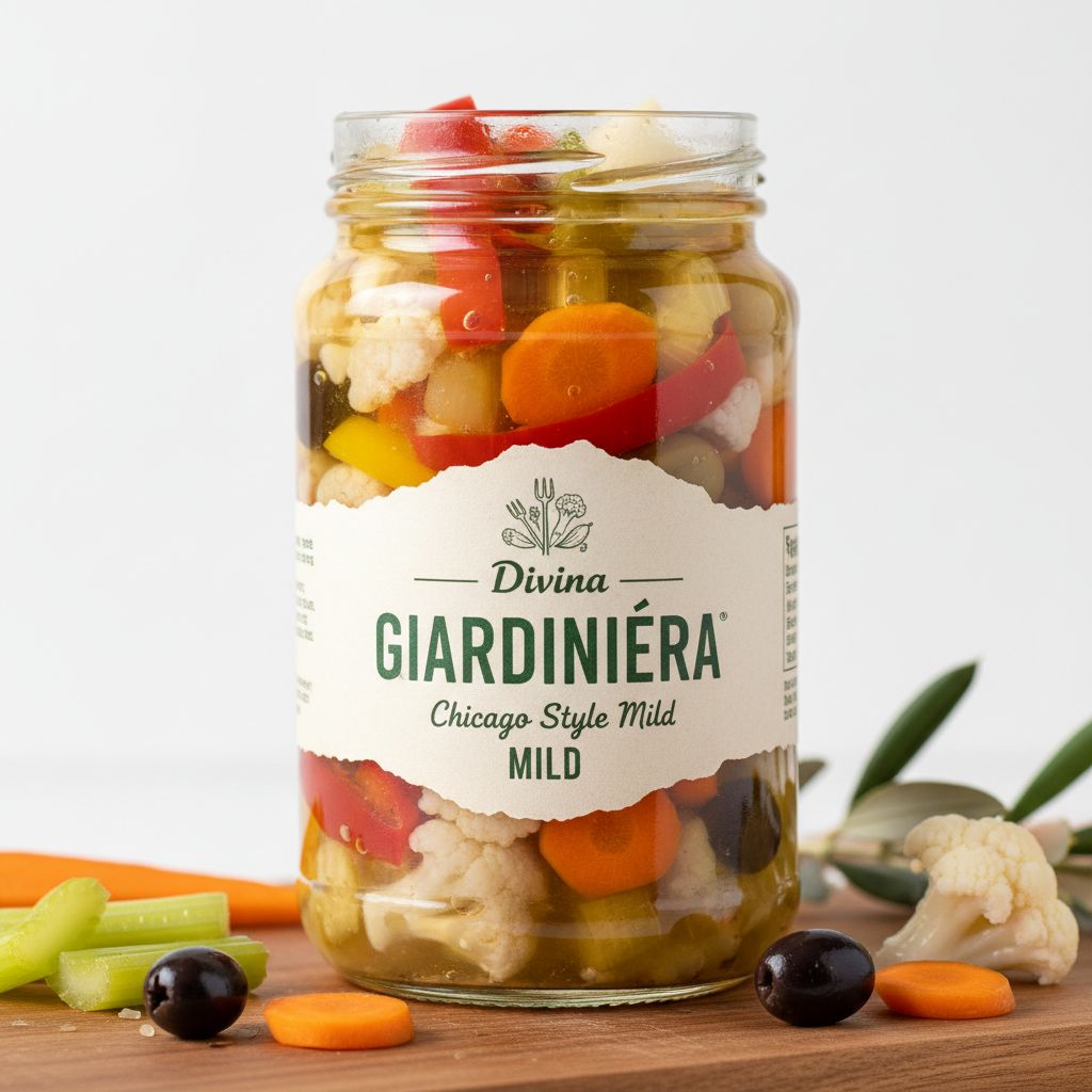 https://farmorganic.shop/products/divina-giardiniera-chicago-style-mild-13-7-ounce - https://www.farmorganic.shop