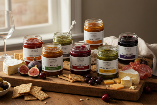 https://farmorganic.shop/products/divina-spreads-orange-chili-fig-sour-cherry-calabrian-kalamata-variety-6-pack-great-for-gifts-office-parties-charcuterie-boards-and-entertaining