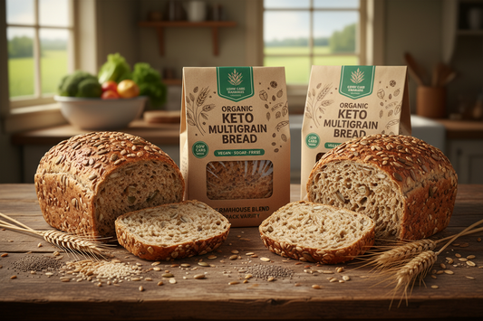 https://farmorganic.shop/products/dr-bs-wilbur-five-flour-multigrain-bread-1g-net-carbs-7g-protein-low-calorie-vegan-sugar-free-fresh-sliced-keto-low-carb-bread-loaf-3-pack-16-oz-variety