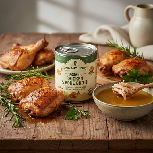 https://farmorganic.shop/products/evangers-heritage-classics-whole-chicken-thighs-dog-food-12-count-12-oz-each-grain-gluten-free-single-source-protein-in-bone-broth-protein-rotation-diet-dry-food-topper - https://www.farmorganic.shop
