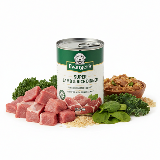 https://farmorganic.shop/products/evangers-super-lamb-rice-dinner-12-count-12-5-oz-each-limited-ingredient-diet-grain-gluten-free-fortified-with-spinach-kale-wet-dog-food - https://www.farmorganic.shop