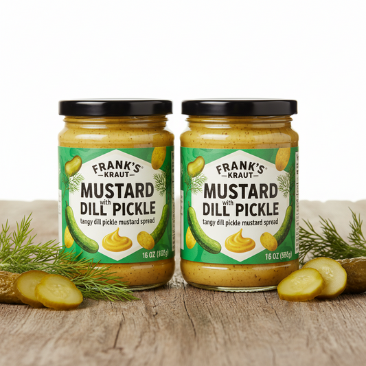 https://farmorganic.shop/products/frank-s-kraut-mustard-with-dill-pickle-16oz-jar-2-pack-tangy-dill-pickle-mustard-spread-gourmet-sandwich-sausage-condiment - https://www.farmorganic.shop
