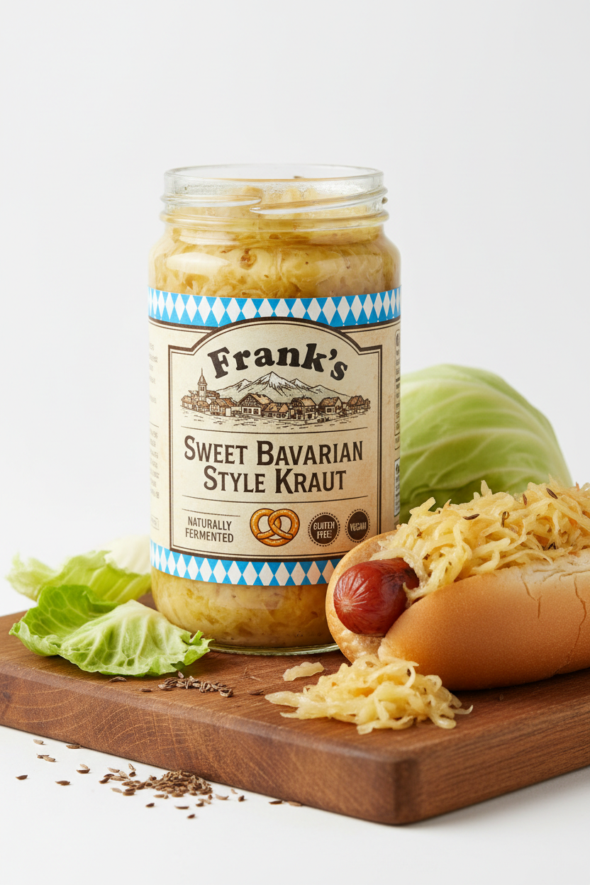 https://farmorganic.shop/products/frank-s-sweet-bavarian-style-kraut-14oz-12-pack-naturally-fermented-sauerkraut-sweet-tangy-flavor-gluten-free-vegan-perfect-for-hot-dogs-brats-sandwiches-recipes - https://www.farmorganic.shop