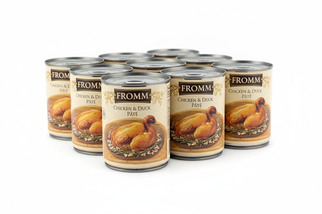 https://farmorganic.shop/products/fromm-chicken-duck-pate-dog-food-premium-wet-dog-food-chicken-recipe-case-of-12-cans