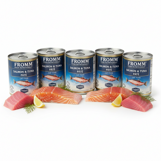 https://farmorganic.shop/products/fromm-four-star-nutritionals-salmon-tuna-pate-cat-food-premium-wet-cat-food-salmon-recipe-case-of-12-5-5-oz-cans - https://www.farmorganic.shop