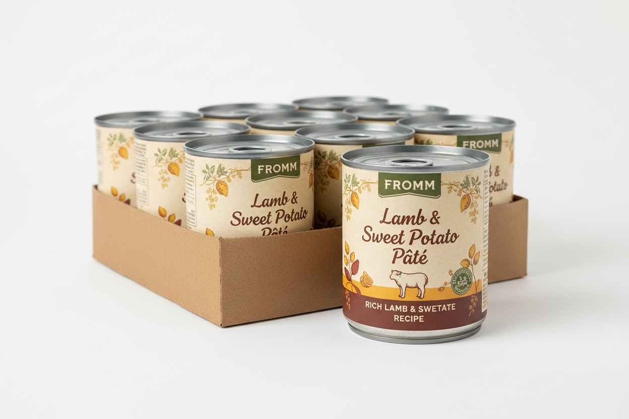 https://farmorganic.shop/products/fromm-lamb-sweet-potato-pate-dog-food-premium-wet-dog-food-lamb-recipe-case-of-12-cans