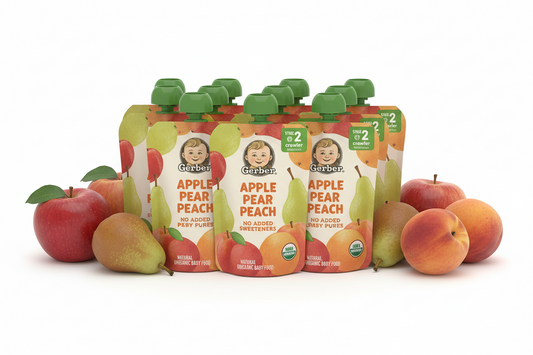 https://farmorganic.shop/products/gerber-stage-2-baby-food-apple-pear-peach-puree-pouch-baby-food-2-servings-of-fruit-no-added-sweetener-no-artificial-colors-or-flavors-12-pack