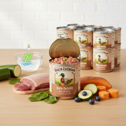 https://farmorganic.shop/products/health-extension-duck-entree-wet-dog-food-grain-free-12-5-oz-protein-rich-recipe-hydration-support-ideal-for-sensitive-stomachs-case-of-12-cans