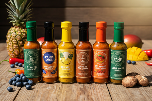 https://farmorganic.shop/products/heartbeat-hot-sauce-co-complete-variety-pack-camp-sauce-pineapple-red-mango-habanero-blueberry-habanero-shiitake-szechuan-6-oz-6-pack