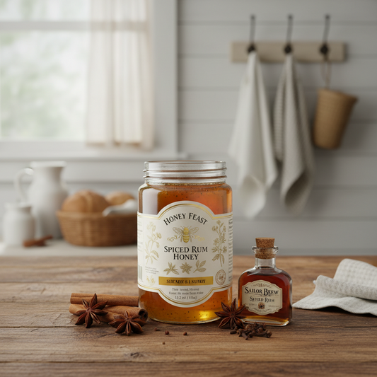 https://farmorganic.shop/products/honey-feast-spiced-rum-honey-flavored-honey-unique-foodie-gift-alternative-to-bourbon-honey-great-for-cooking-baking-12oz