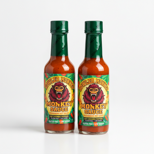 https://farmorganic.shop/products/howler-monkey-sauce-hot-panamanian-hot-sauce-with-aji-chombo-pepper-gluten-free-no-carbs-low-sodium-caribbean-flavor-5-oz-2-pack