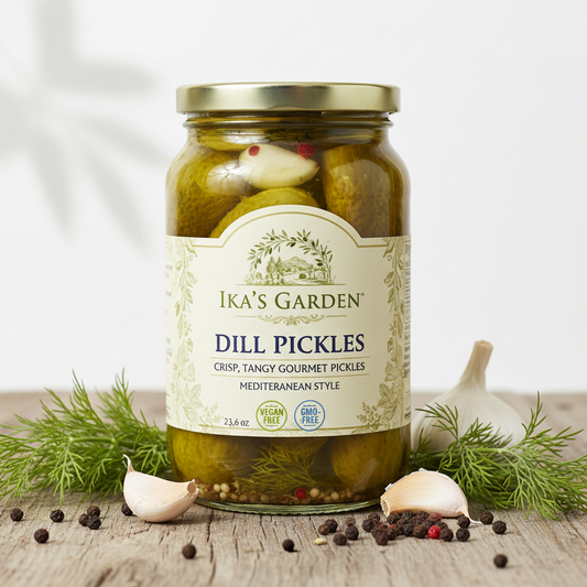 https://farmorganic.shop/products/ika-s-garden-dill-pickles-crisp-tangy-gourmet-pickles-vegan-gluten-free-gmo-free-mediterranean-style-snack-or-side-23-6-oz