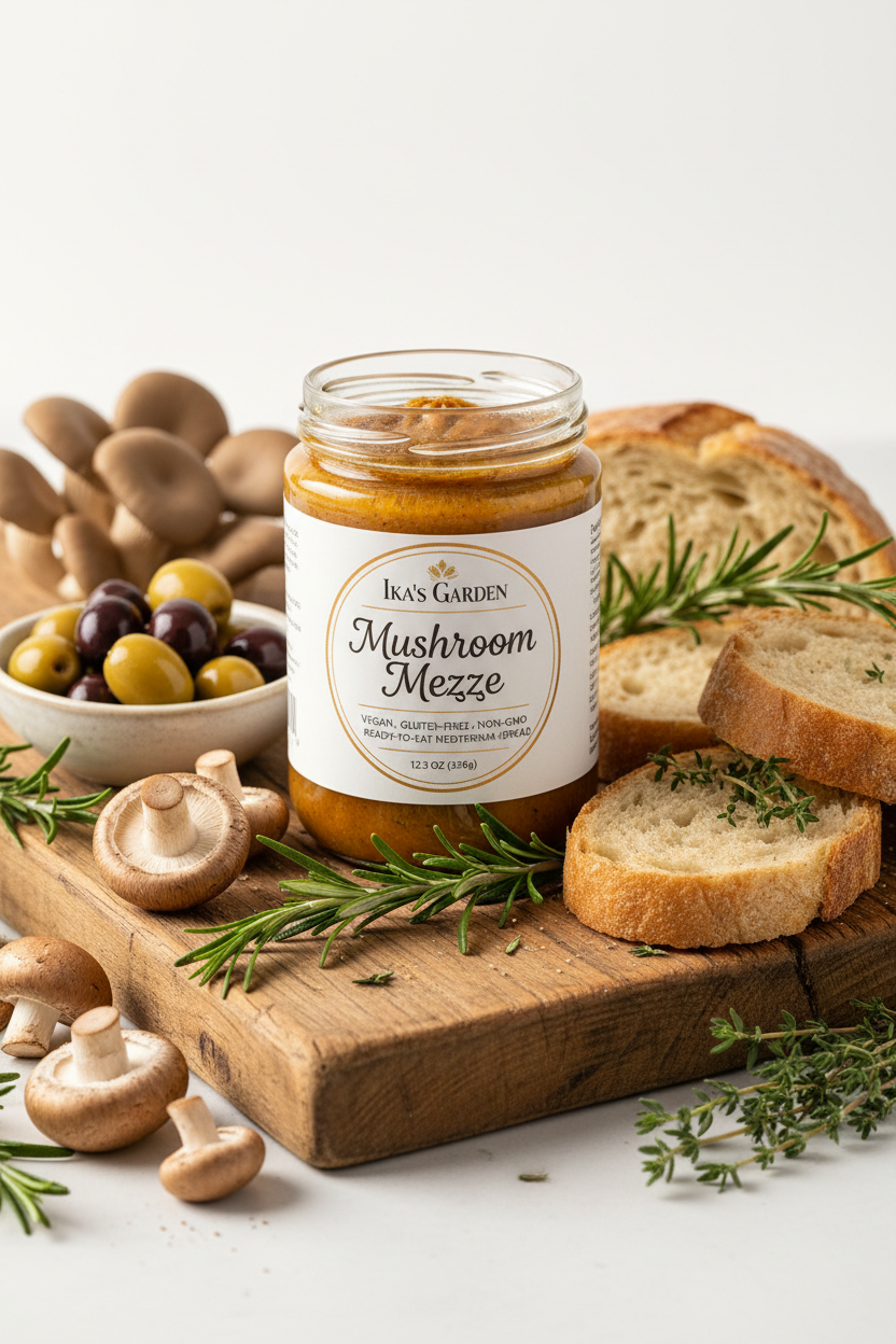 https://farmorganic.shop/products/ikas-garden-mushroom-mezze-vegan-gluten-free-non-gmo-ready-to-eat-mediterranean-spread-12-3-oz-jar