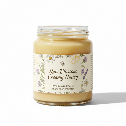 https://farmorganic.shop/products/ikas-garden-raw-blossom-creamy-honey-100-pure-unfiltered-gluten-free-product-of-germany-17-6-oz-500g-jar - https://www.farmorganic.shop