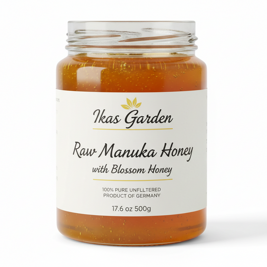 https://farmorganic.shop/products/ikas-garden-raw-manuka-honey-with-blossom-honey-100-pure-unfiltered-gluten-free-product-of-germany-17-6-oz-500g-jar