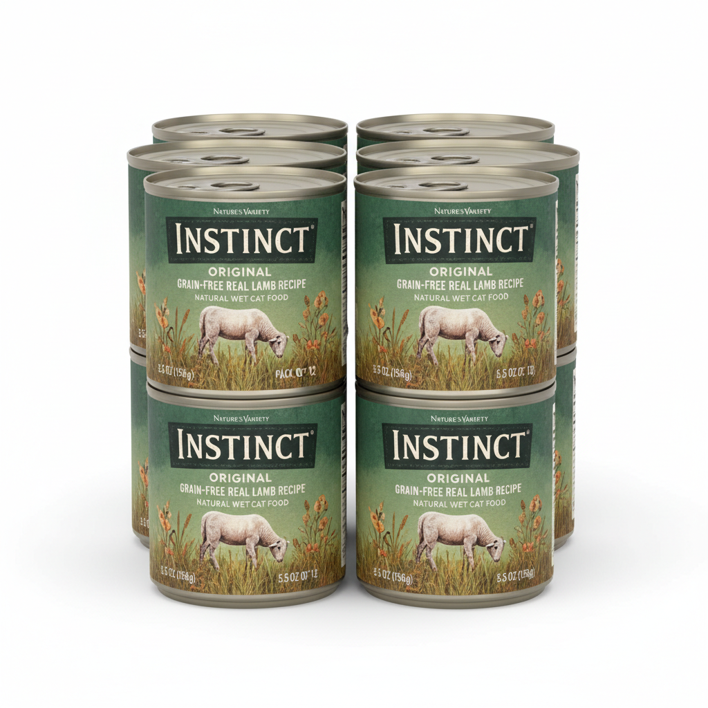 https://farmorganic.shop/products/instinct-original-grain-free-real-lamb-recipe-natural-wet-canned-cat-food-by-natures-variety-5-5-ounce-pack-of-12 - https://www.farmorganic.shop