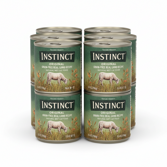 https://farmorganic.shop/products/instinct-original-grain-free-real-lamb-recipe-natural-wet-canned-cat-food-by-natures-variety-5-5-ounce-pack-of-12 - https://www.farmorganic.shop
