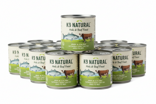 https://farmorganic.shop/products/k9-natural-wet-dog-food-pate-hoki-beef-feast-6-oz-cans-pack-of-12-grain-free-made-in-new-zealand-with-sustainably-caught-hoki-fish-and-grass-fed-and-finished-beef - https://www.farmorganic.shop