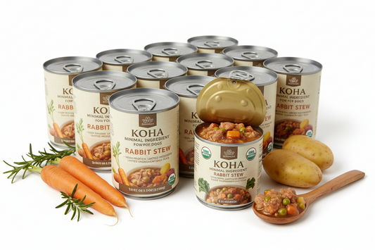 https://farmorganic.shop/products/koha-minimal-ingredient-rabbit-stew-for-dogs-high-protein-limited-ingredient-dog-food-12-7oz-cans-case-of-12