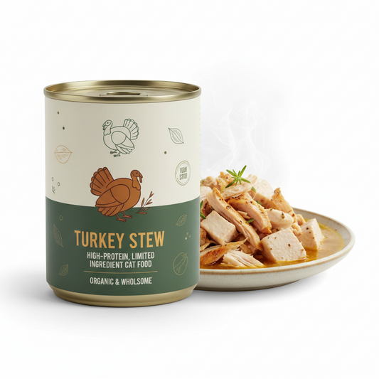 https://farmorganic.shop/products/koha-minimal-ingredient-turkey-stew-for-cats-high-protein-limited-ingredient-wet-cat-food-5-5oz-cans-case-of-24 - https://www.farmorganic.shop