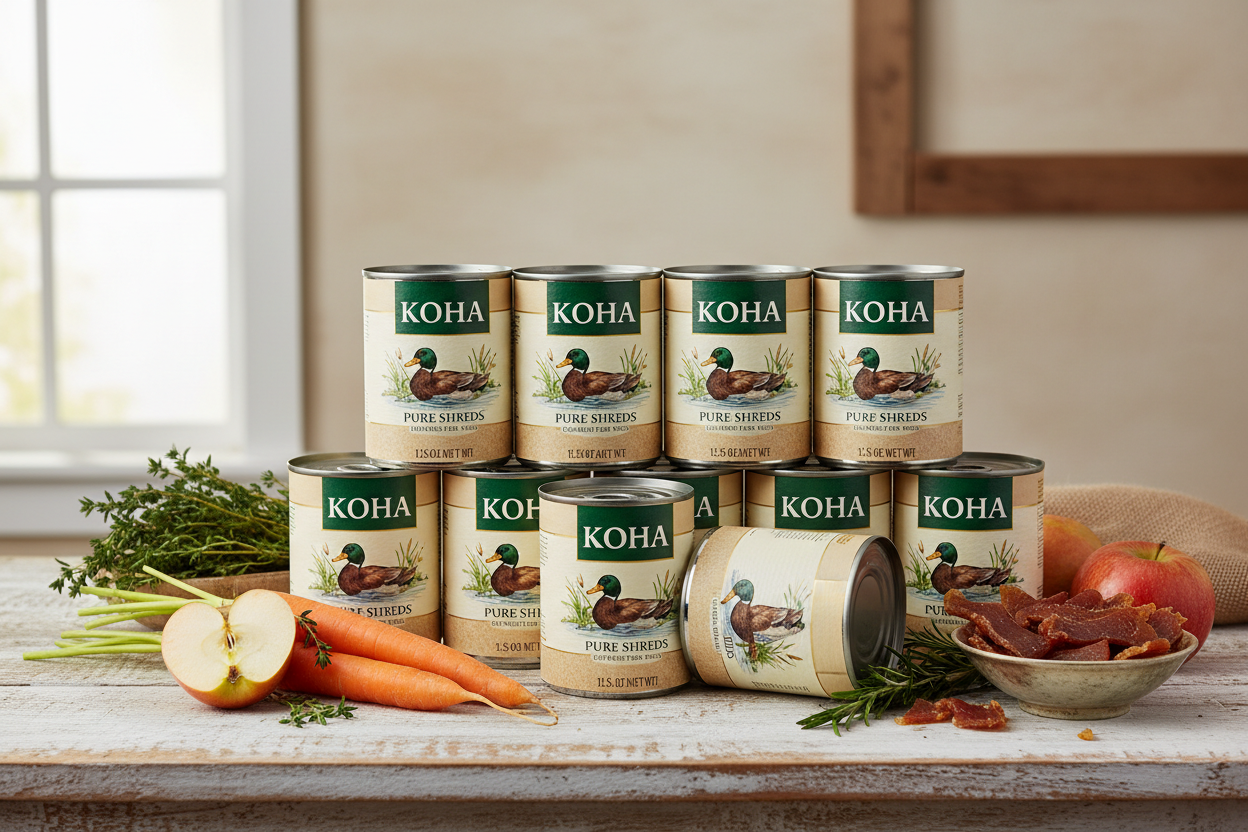 https://farmorganic.shop/products/koha-pure-shreds-duck-entree-for-dogs-12-5oz-cans-pack-of-12